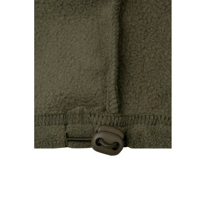 VL EROS LARGE promotional jacket in army green/yellow (detail view) with custom logo branding