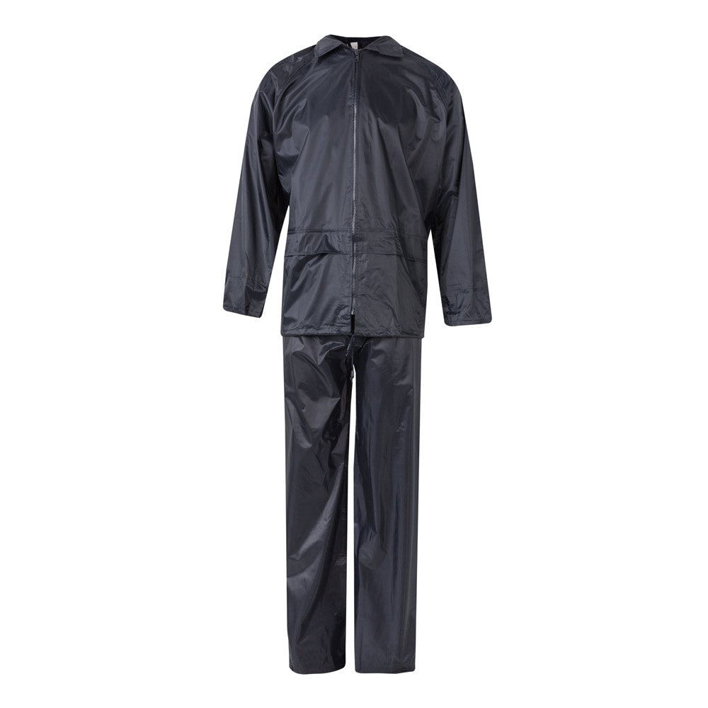 VL SEDNA promotional raincoat in blue with custom logo branding