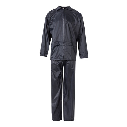 VL SEDNA promotional raincoat in blue with custom logo branding