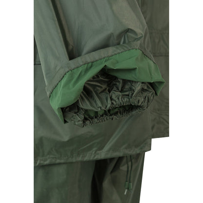 VL SEDNA promotional raincoat in green with custom logo branding