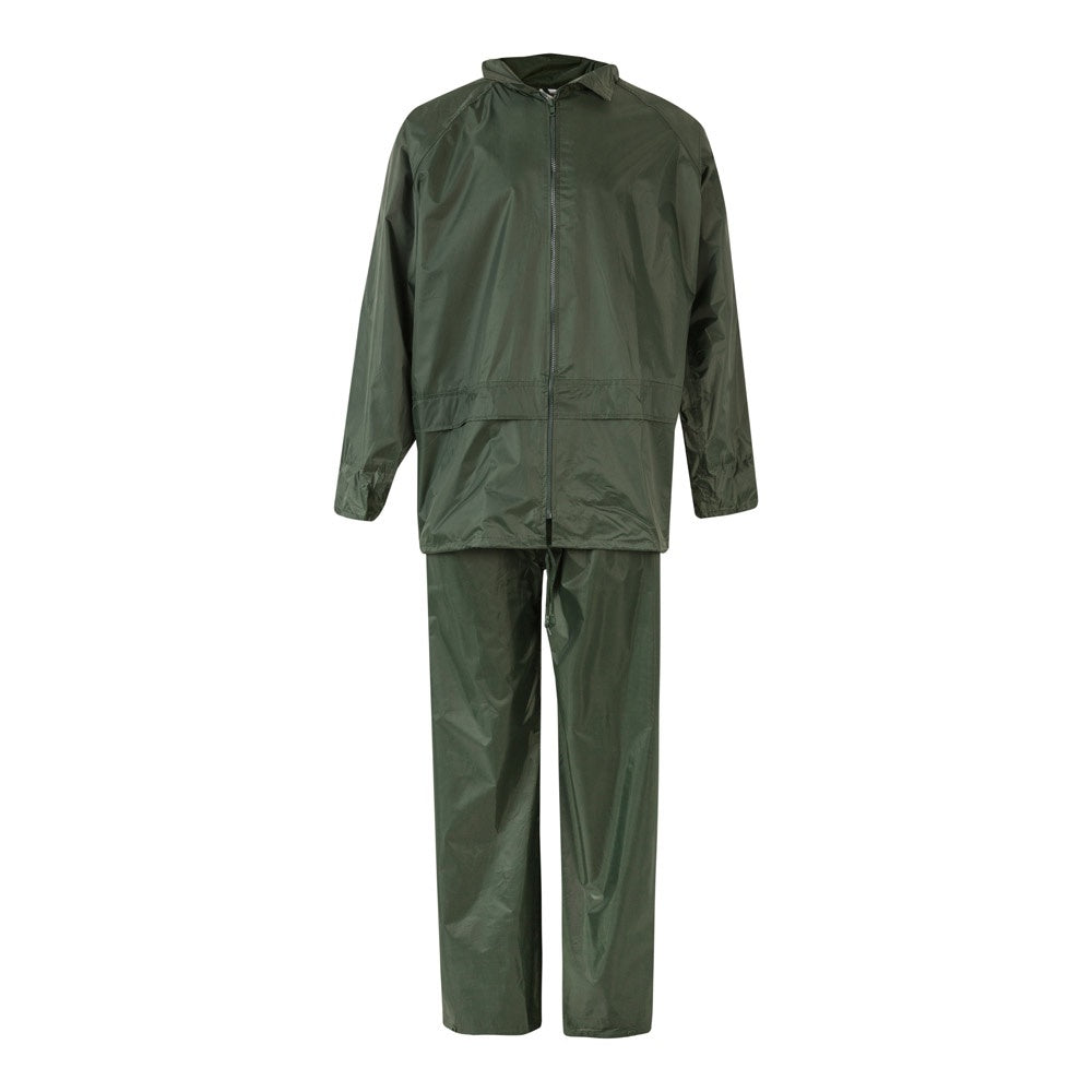 VL SEDNA promotional raincoat in green with custom logo branding