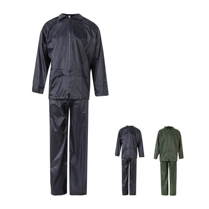 VL SEDNA promotional raincoat (complete set view) with custom logo branding