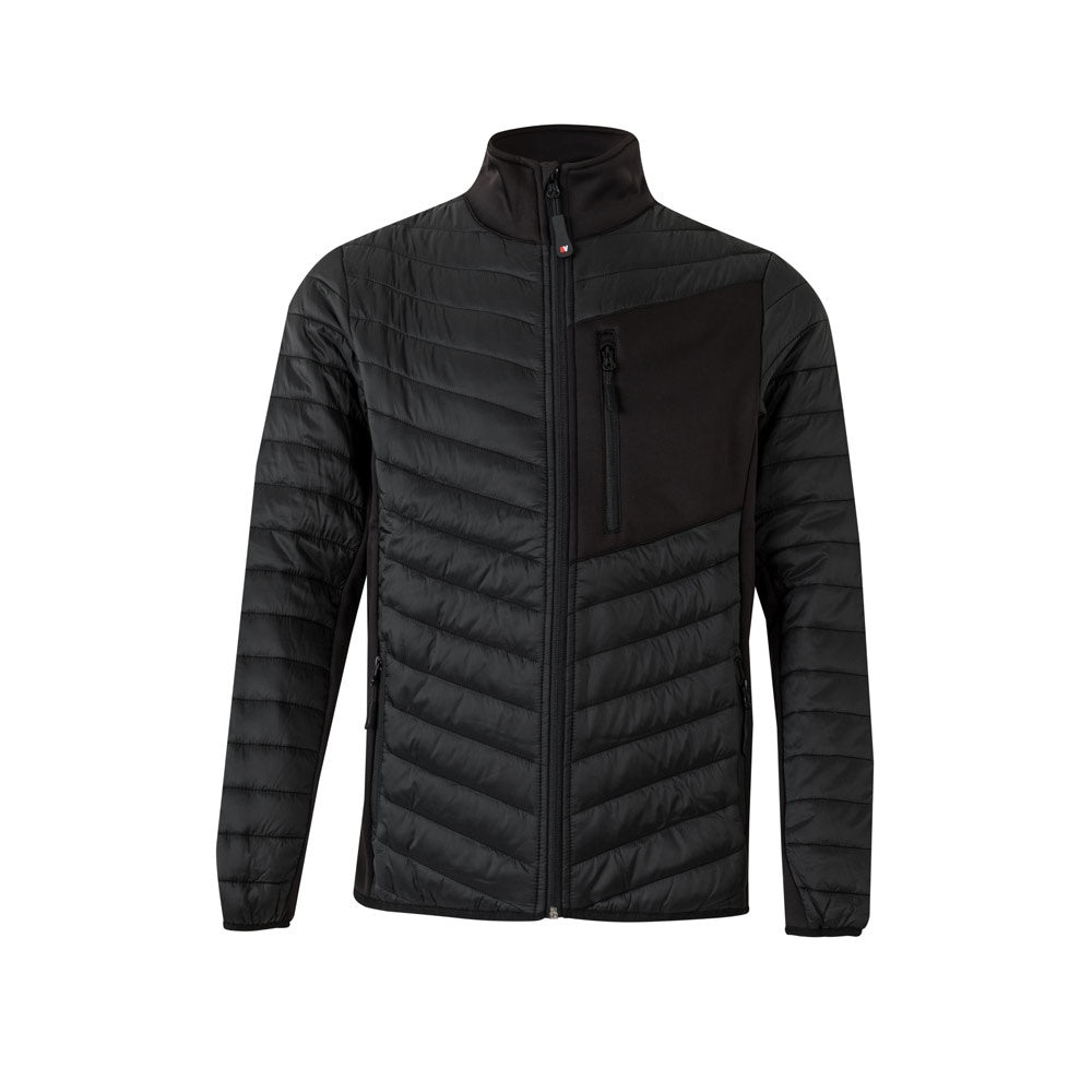 VL RAIJIN promotional jacket in black with custom logo branding