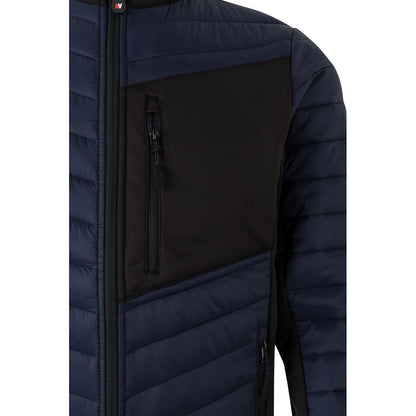 VL RAIJIN promotional jacket in blue with custom logo branding