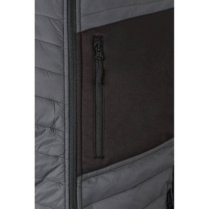 VL RAIJIN promotional jacket in grey with custom logo branding