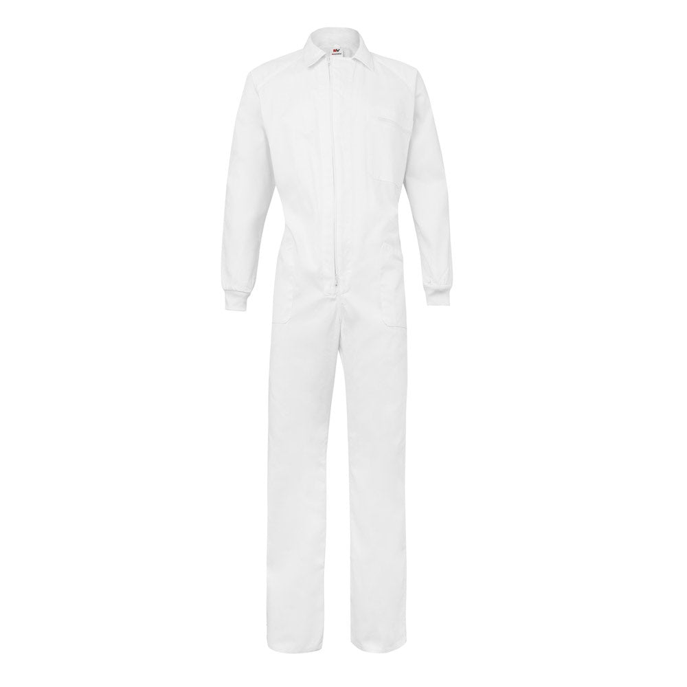 VL YAMA promotional workwear garment in white with custom logo branding
