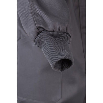 VL YAMA promotional workwear garment in grey with custom logo branding