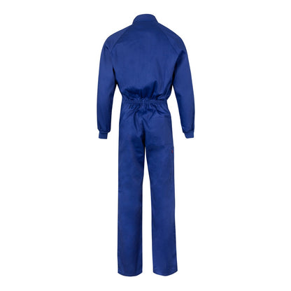 VL YAMA promotional workwear garment in royal blue (detail view) with custom logo branding