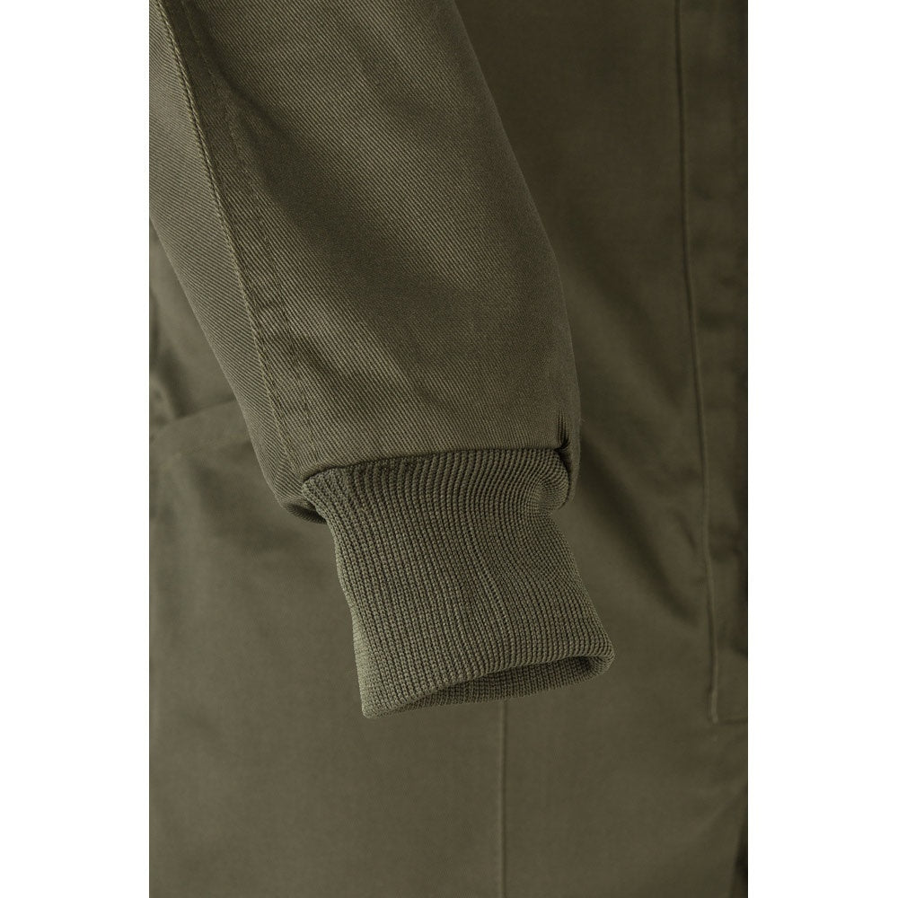 VL YAMA promotional workwear garment in army green with custom logo branding