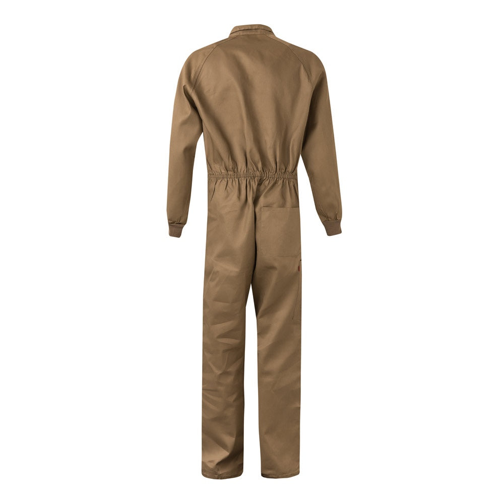 VL YAMA promotional workwear garment in natural (detail view) with custom logo branding