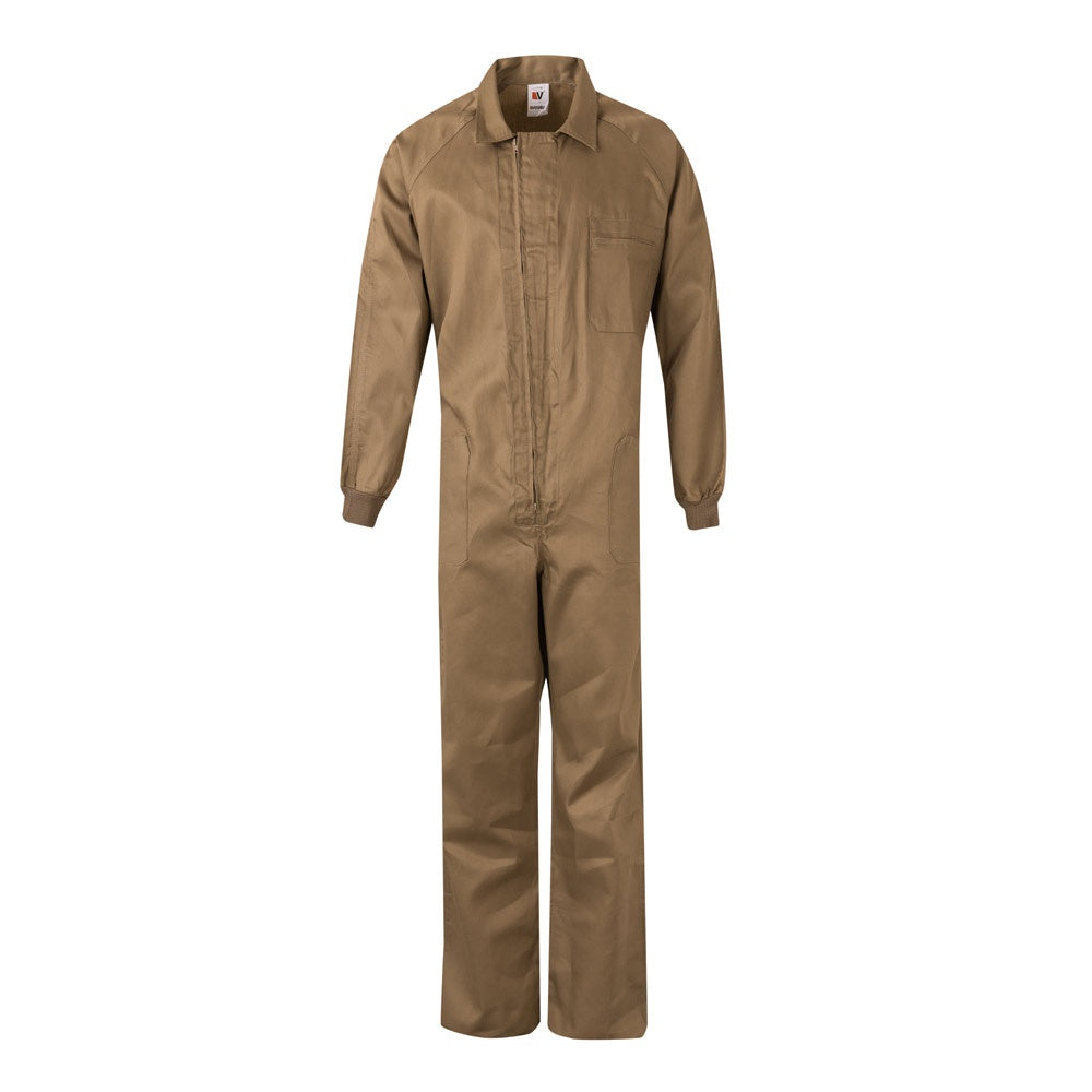 VL YAMA promotional workwear garment in natural with custom logo branding
