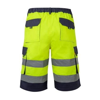 VL HADES promotional sports garment in yellow (detail view) with custom logo branding