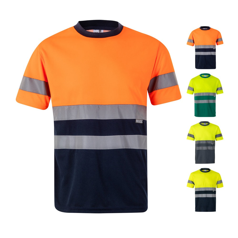 VL BRAHMA promotional t-shirt (complete set view) with custom logo branding