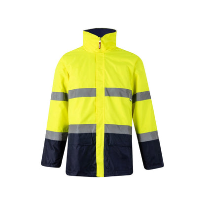 VL THEMIS LARGE promotional sweatshirt in navy blue/yellow with custom logo branding