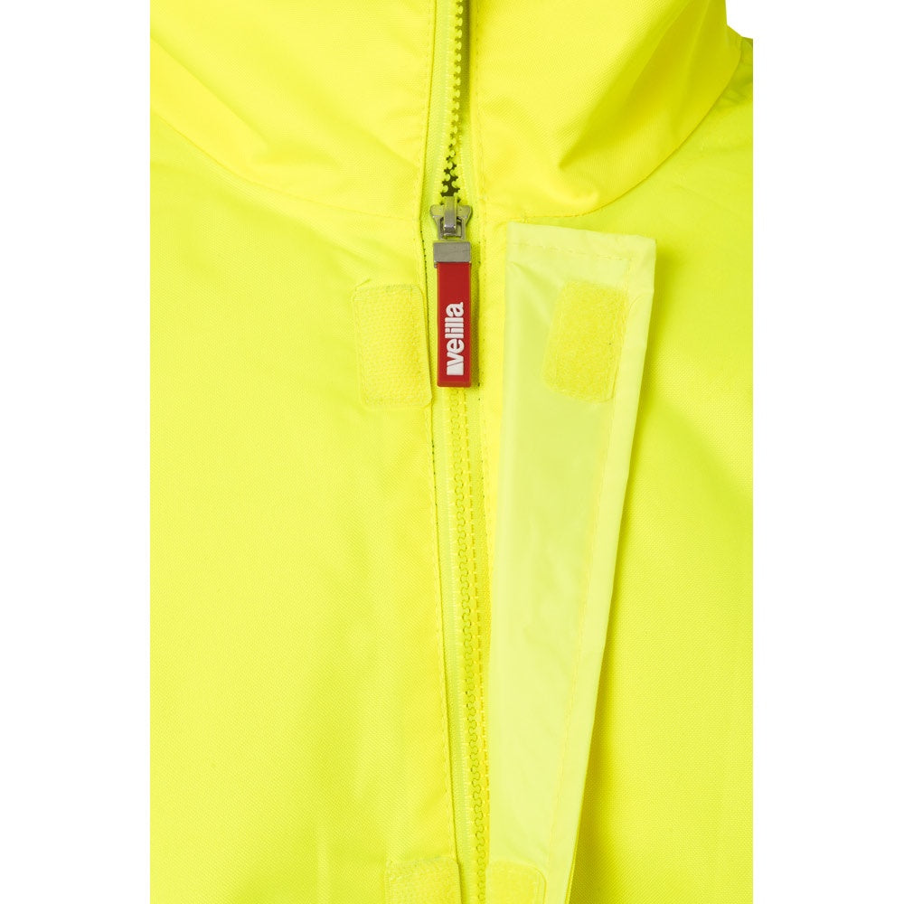 VL THEMIS LARGE promotional sweatshirt in grey/yellow with custom logo branding