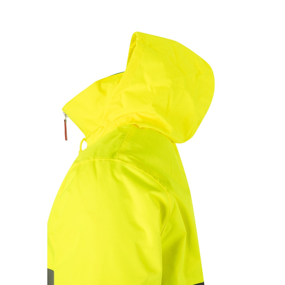 VL THEMIS LARGE promotional sweatshirt in green/yellow with custom logo branding