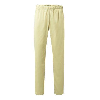 VL APHRODITE promotional workwear garment in pastel yellow with custom logo branding
