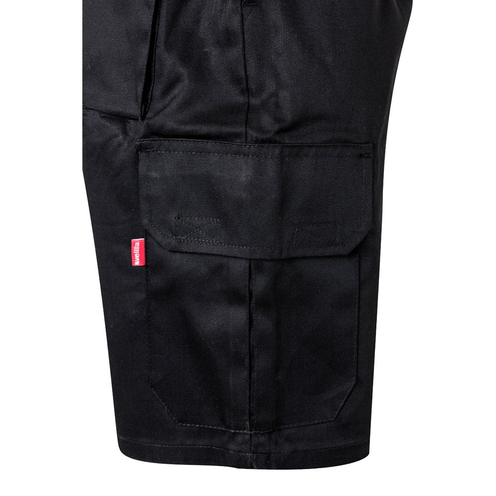 VL CHIONE promotional sports garment in black (detail view) with custom logo branding