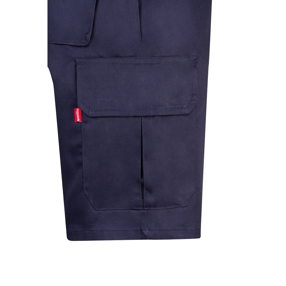 VL CHIONE promotional sports garment in blue (detail view) with custom logo branding