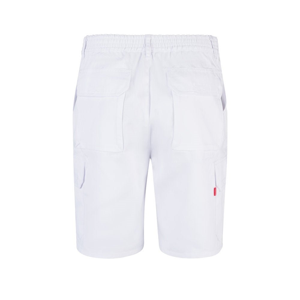 VL CHIONE promotional sports garment in white (detail view) with custom logo branding
