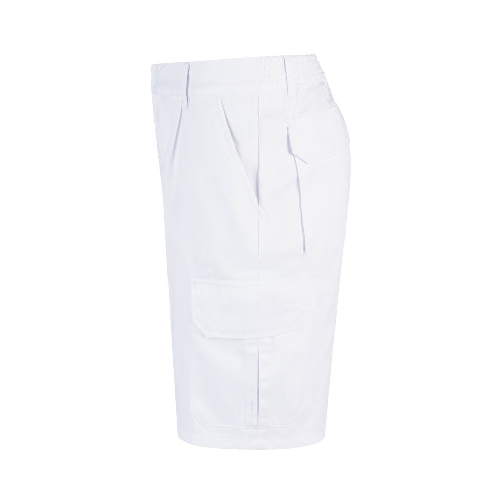 VL CHIONE promotional sports garment in white (detail view) with custom logo branding
