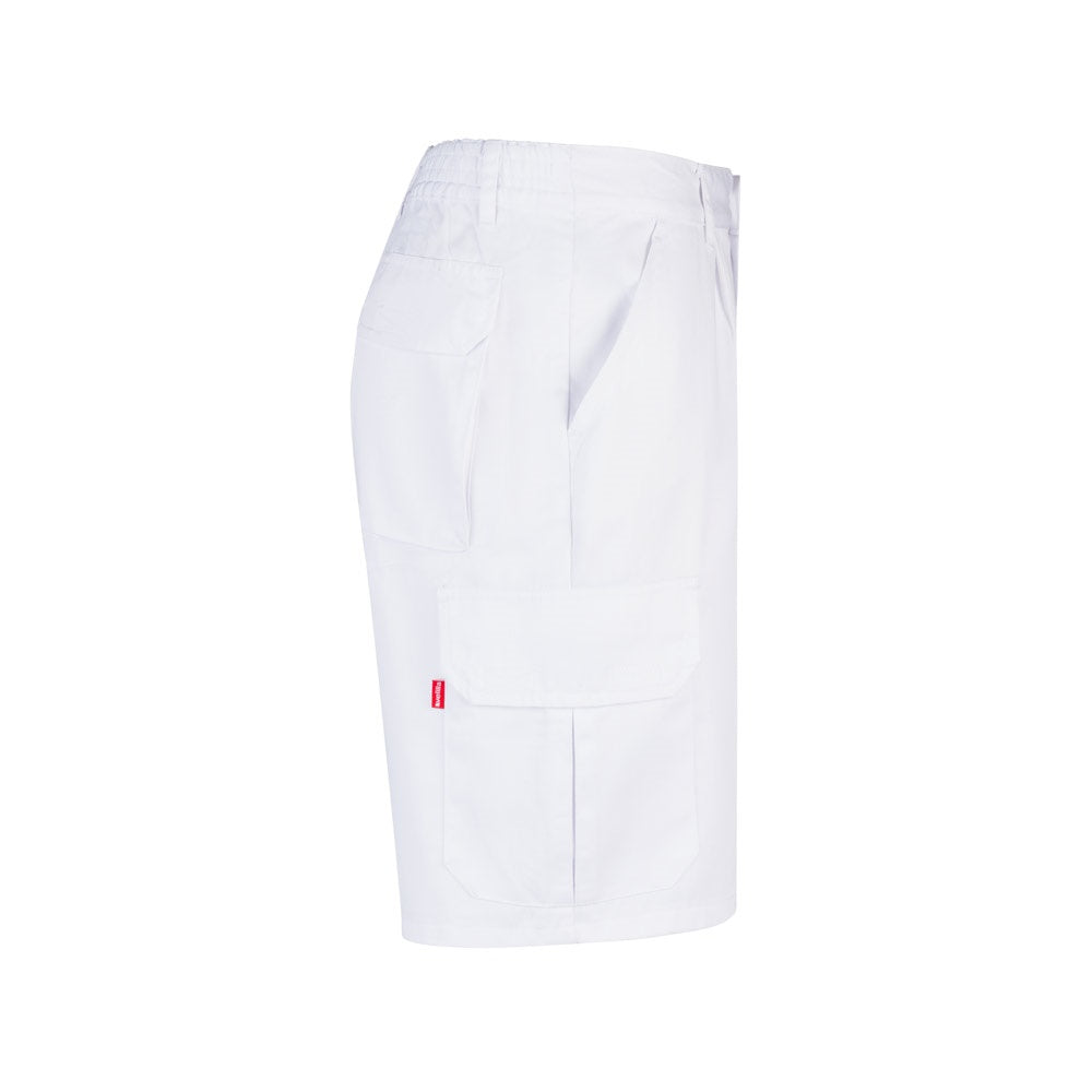 VL CHIONE promotional sports garment in white (detail view) with custom logo branding
