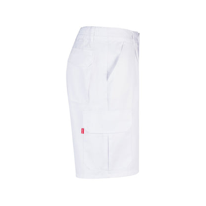 VL CHIONE promotional sports garment in white (detail view) with custom logo branding