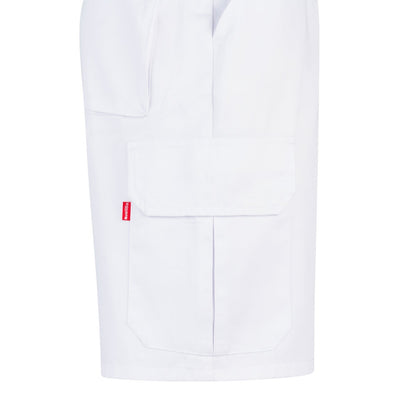 VL CHIONE promotional sports garment in white (detail view) with custom logo branding