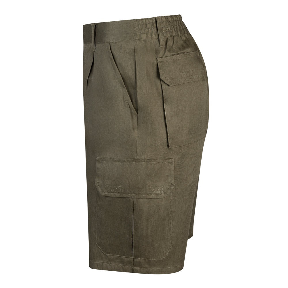 VL CHIONE promotional sports garment in army green (detail view) with custom logo branding