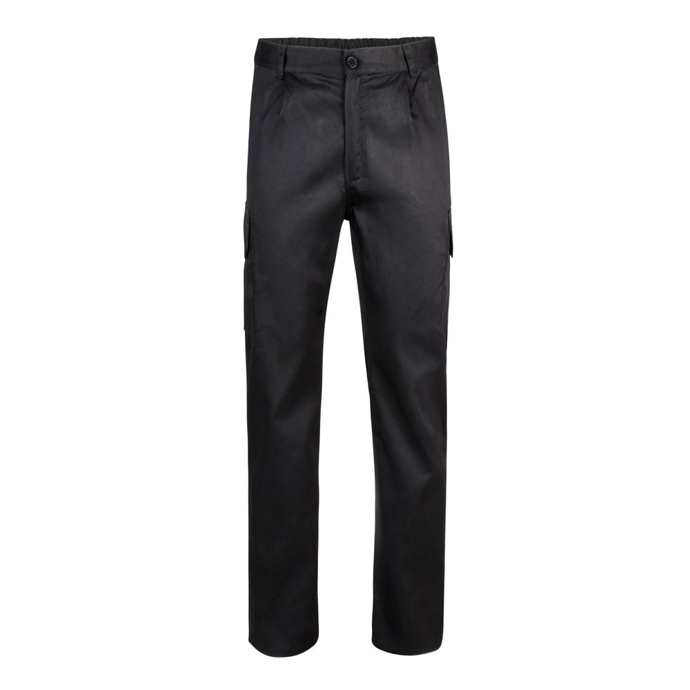 VL MABON promotional workwear garment in black with custom logo branding