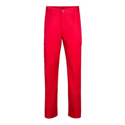 VL MABON promotional workwear garment in red with custom logo branding