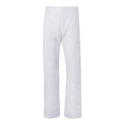 VL MABON promotional workwear garment in white with custom logo branding