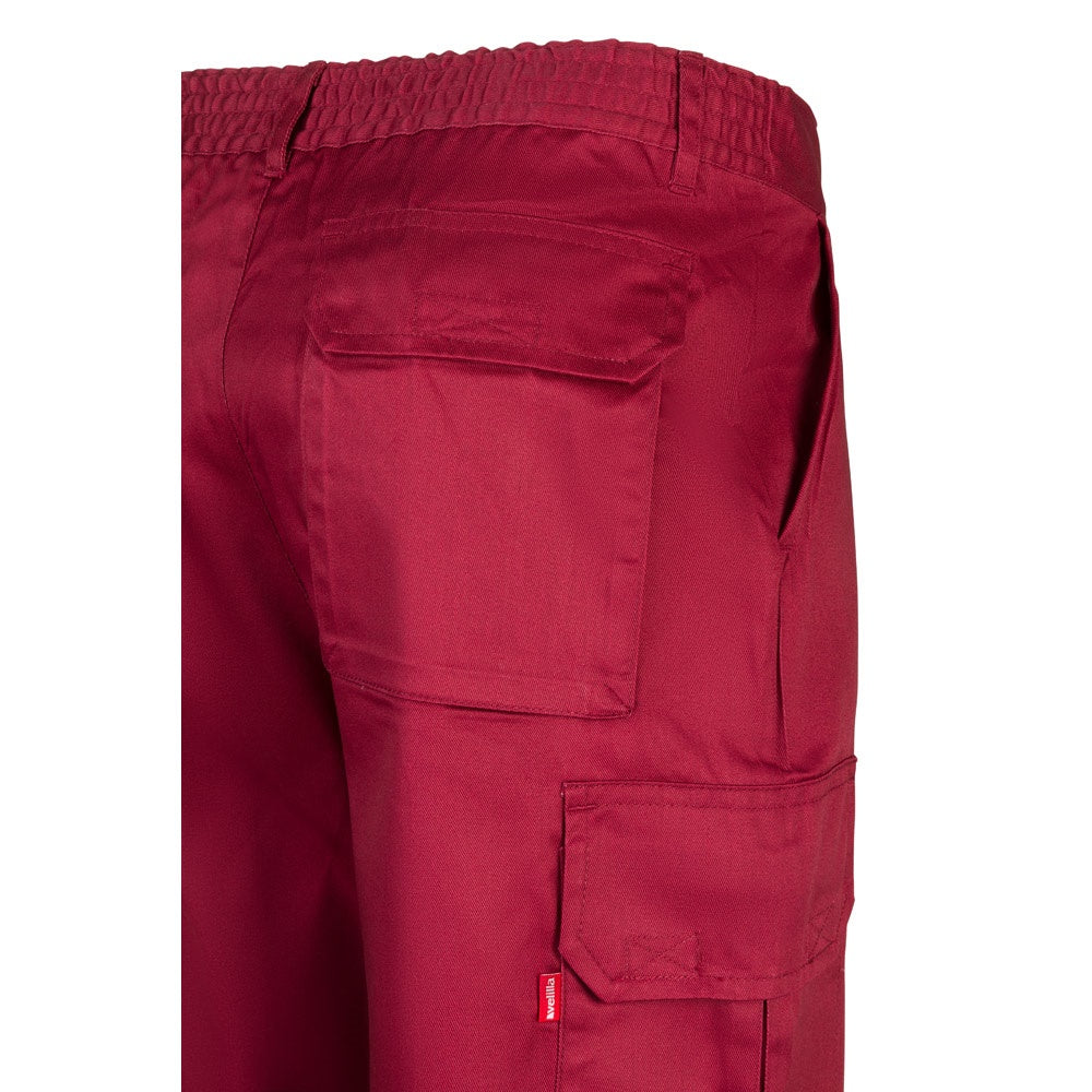 VL MABON promotional workwear garment in burgundy with custom logo branding
