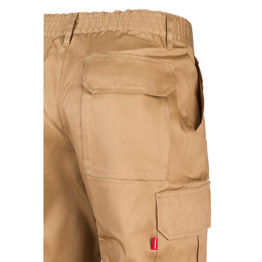 VL MABON promotional workwear garment in natural with custom logo branding