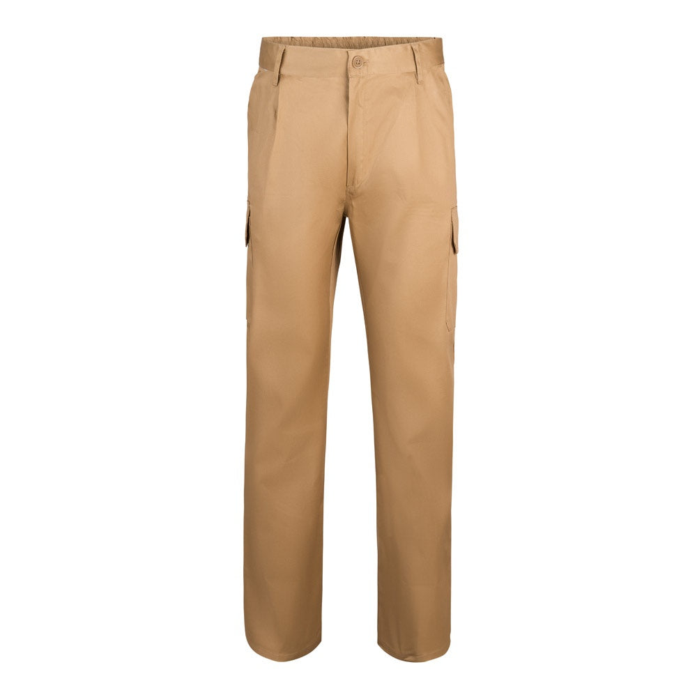 VL MABON promotional workwear garment in natural with custom logo branding