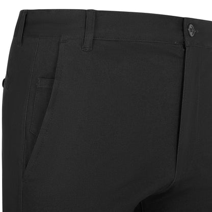 VL VISHNU promotional workwear garment in black (detail view) with custom logo branding