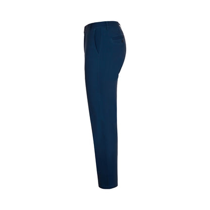 VL VISHNU promotional workwear garment in navy blue (detail view) with custom logo branding