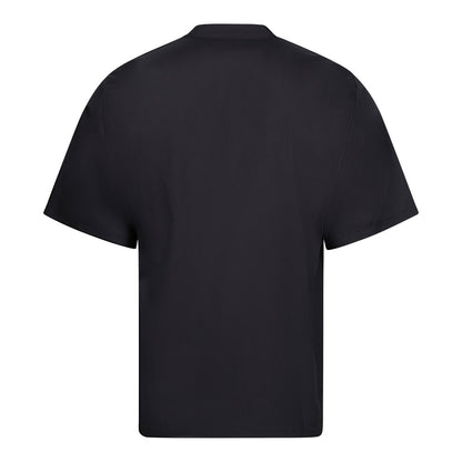 VL DURGA promotional workwear garment in black (detail view) with custom logo branding