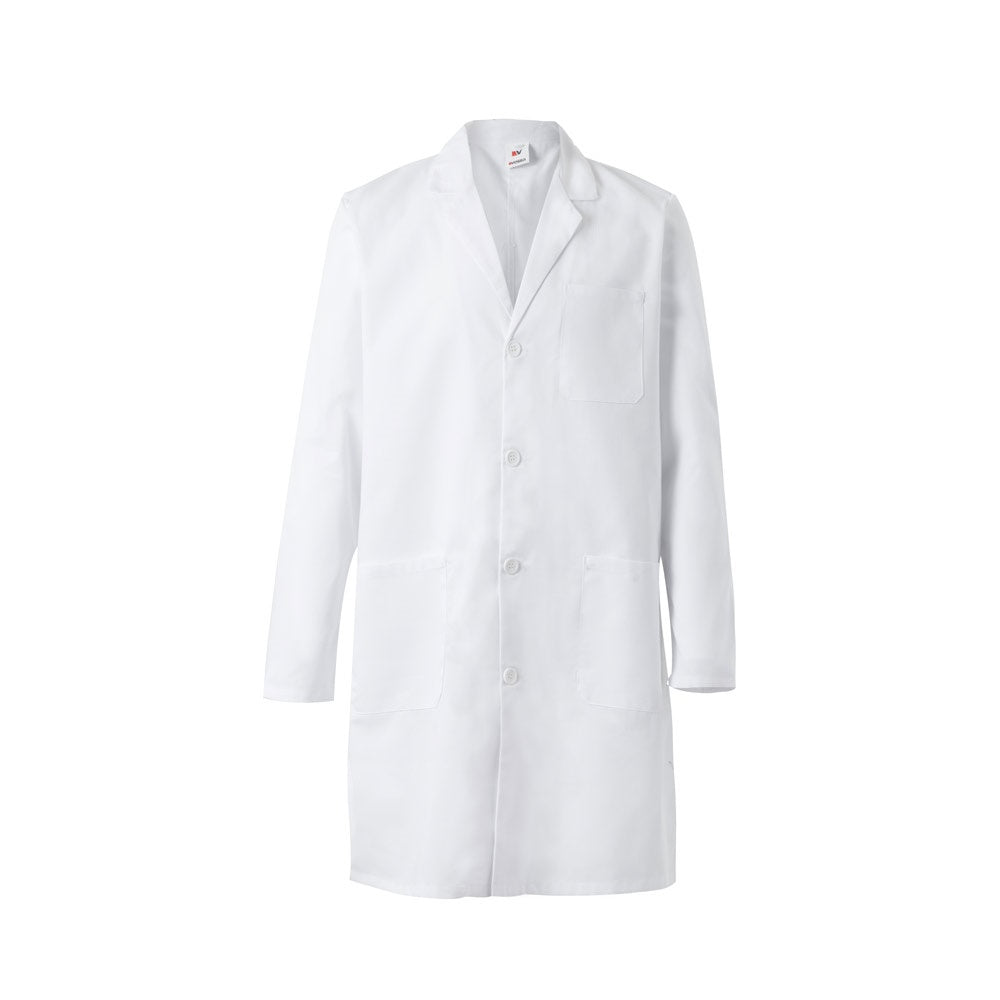 VL OGUN promotional workwear garment in white with custom logo branding