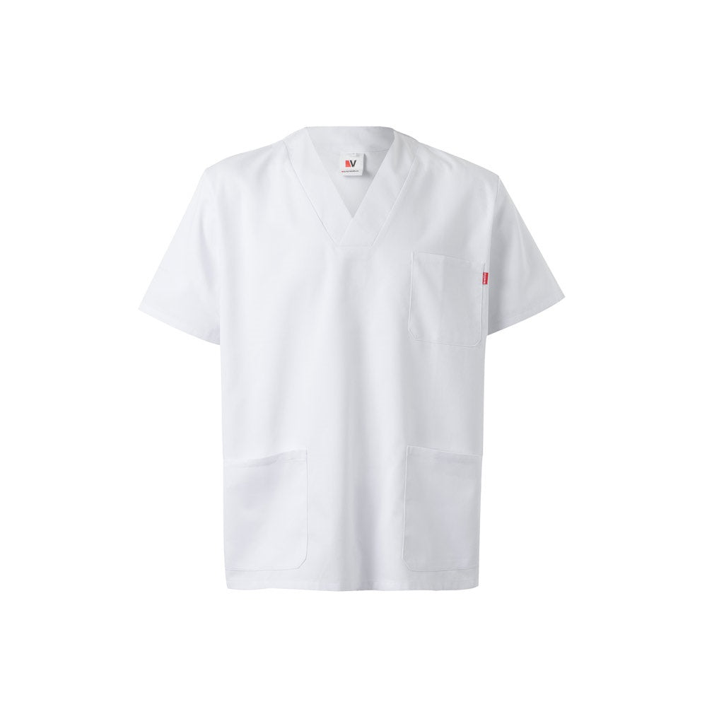 VL TLALOC promotional workwear garment in white with custom logo branding