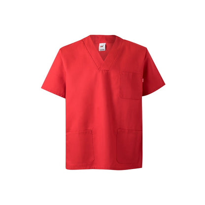 VL ILLAPA promotional workwear garment in red with custom logo branding