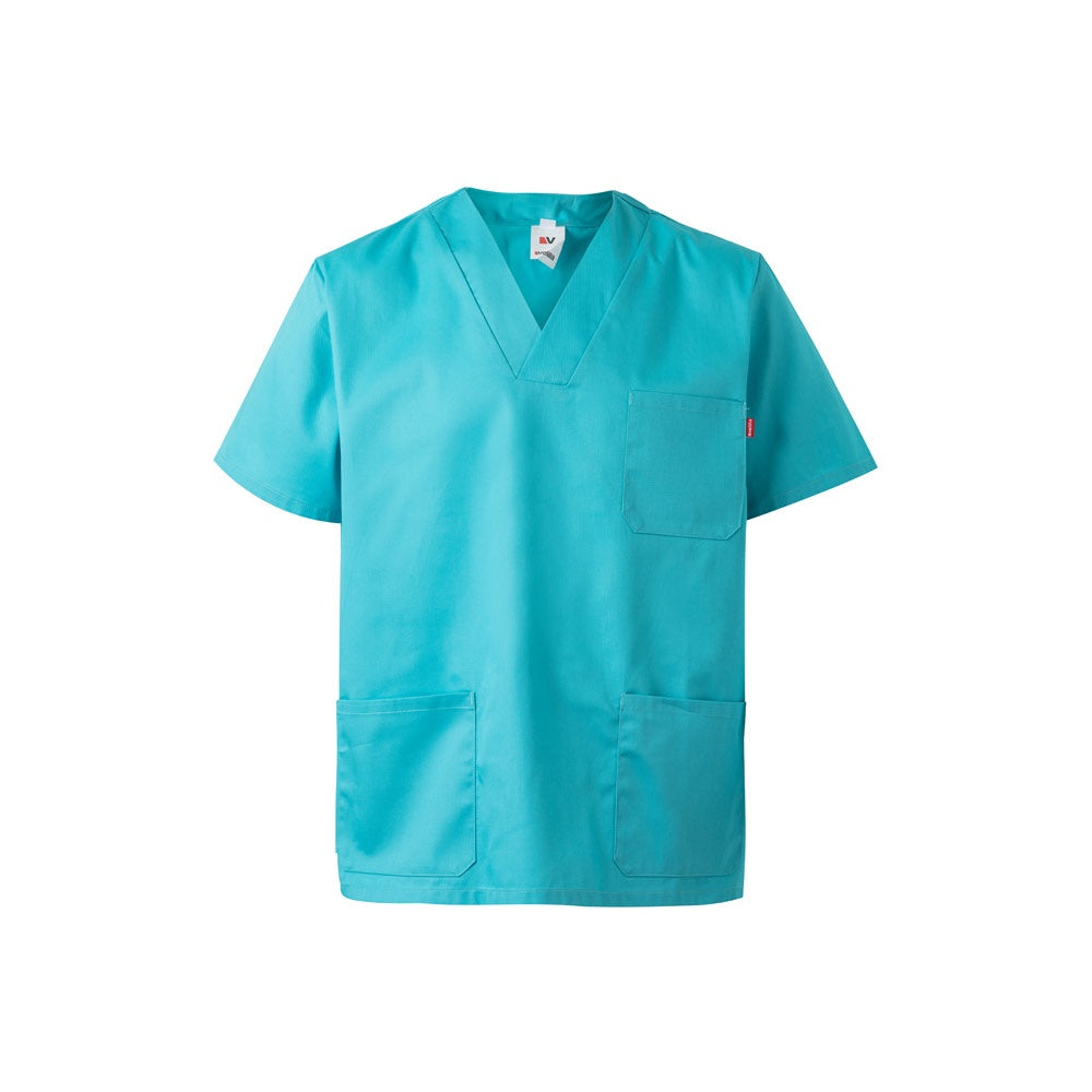 VL ILLAPA promotional workwear garment in turquoise blue with custom logo branding