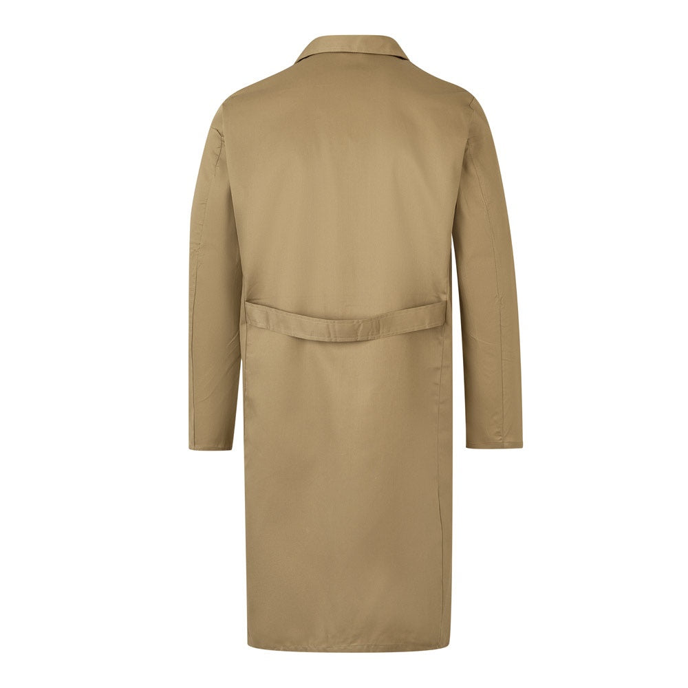 VL DANU promotional workwear garment in natural (detail view) with custom logo branding