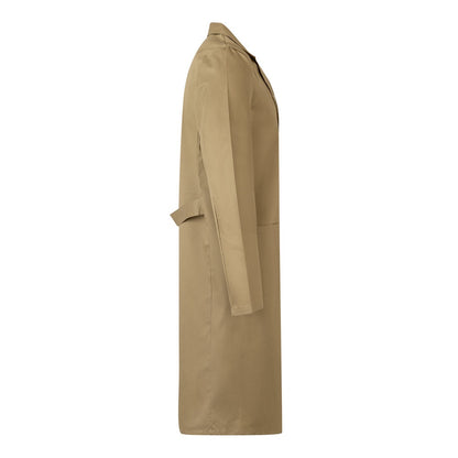 VL DANU promotional workwear garment in natural (detail view) with custom logo branding