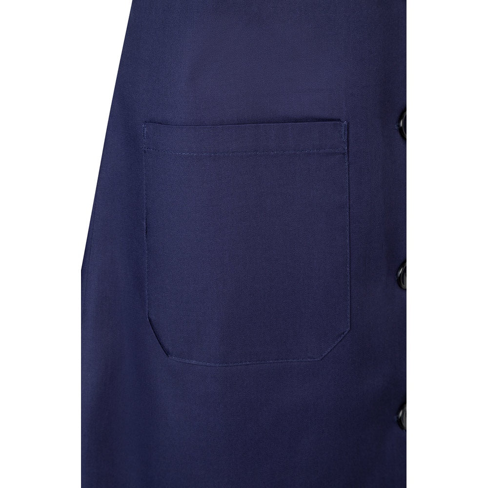VL RAMA promotional workwear garment in blue with custom logo branding