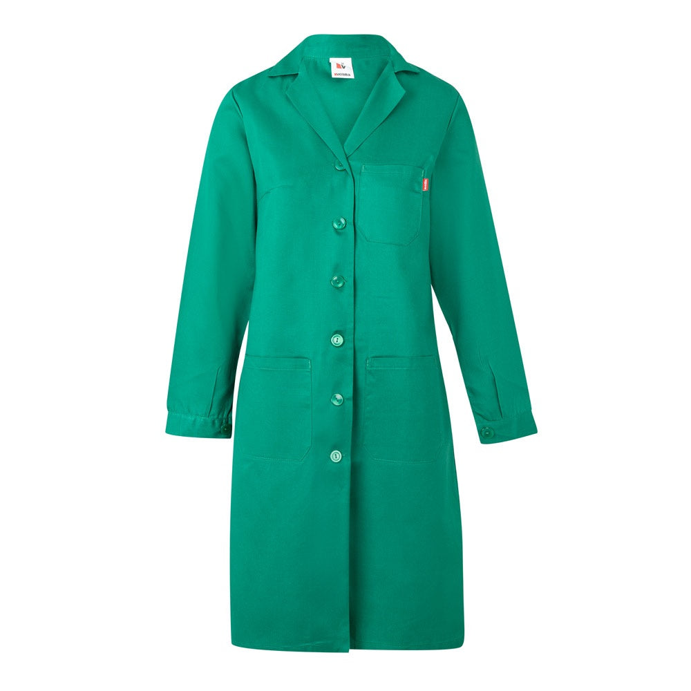 VL RAMA promotional workwear garment in green with custom logo branding