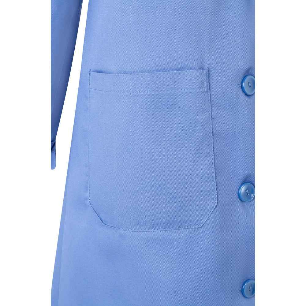 VL RAMA promotional workwear garment in pastel blue with custom logo branding