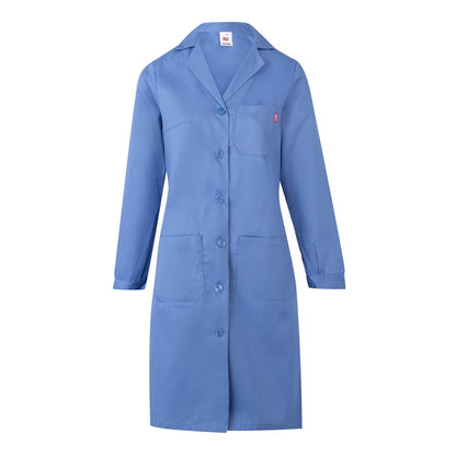 VL RAMA promotional workwear garment in pastel blue with custom logo branding