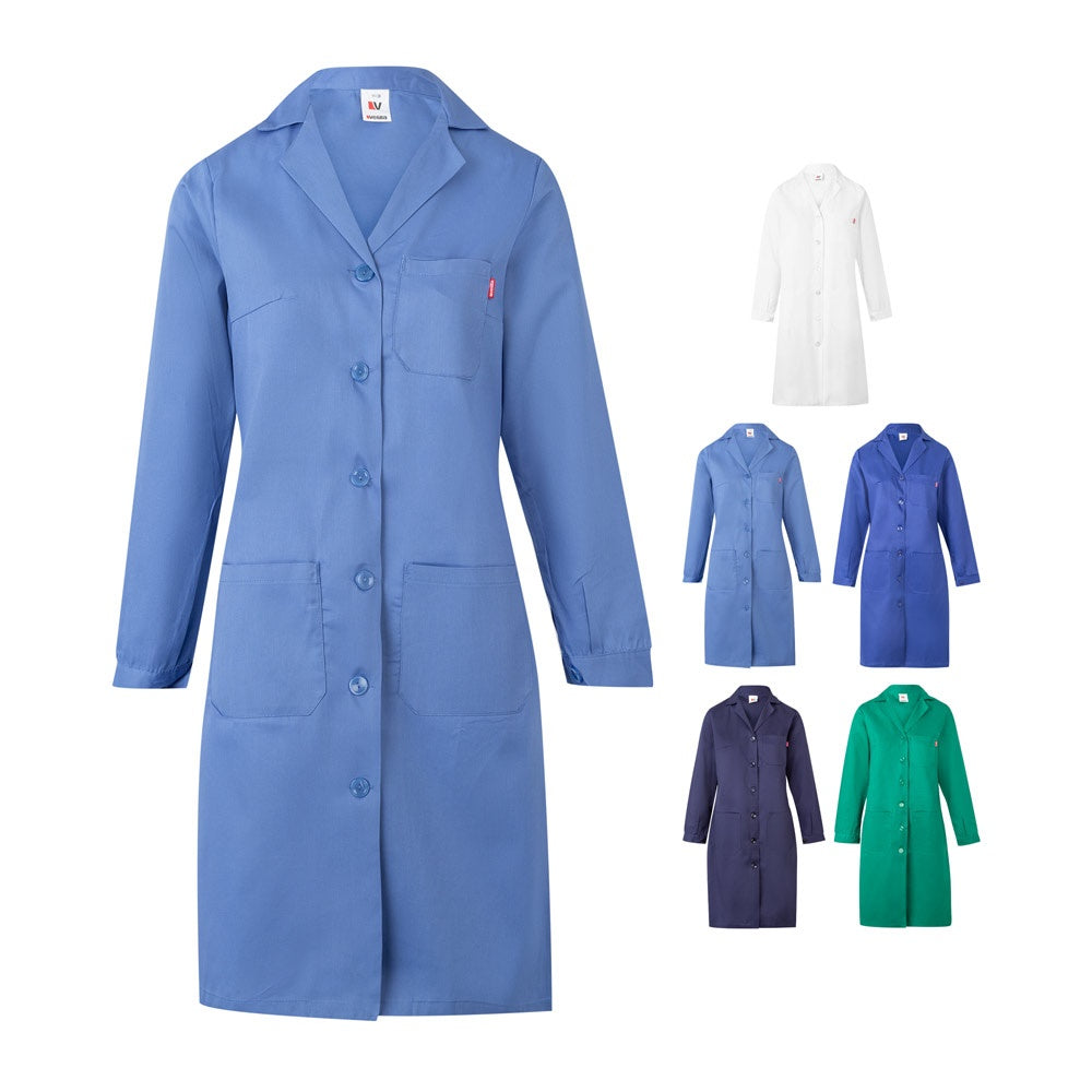 VL RAMA promotional workwear garment (complete set view) with custom logo branding