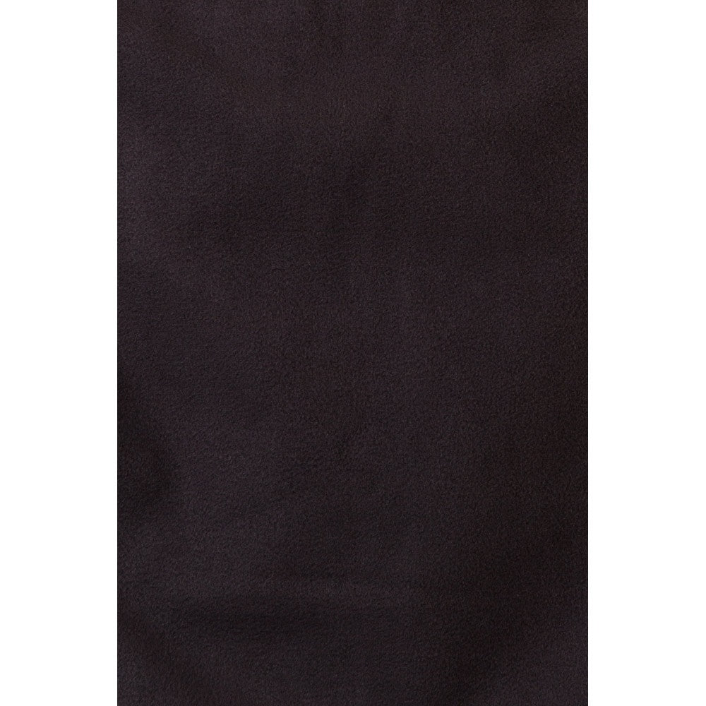 VL VARUNA promotional jacket in black (detail view) with custom logo branding